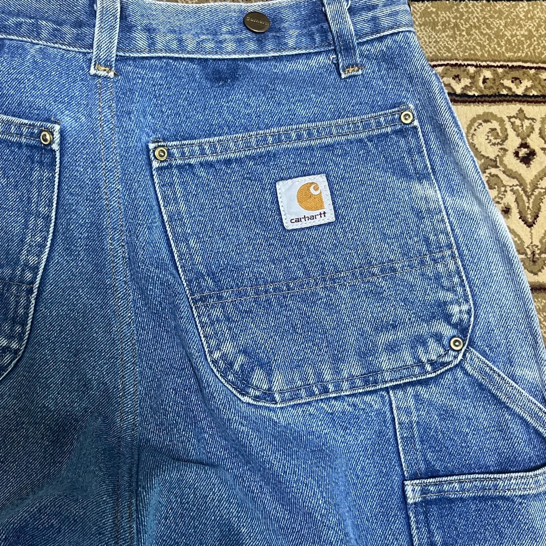 00‘s 칼하트 더블니 B07 로거 데님 상품이미지1