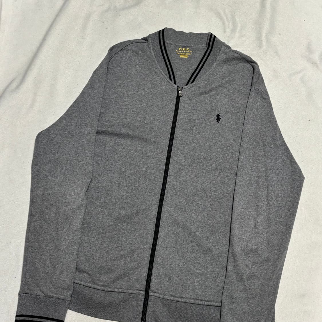 XL 폴로랄프로렌 그레이 코튼 집업 자켓 상품이미지1