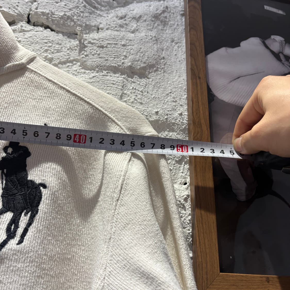 폴로 빅포니 LA HAINE 증오 커스텀 반집업 니트 상품이미지10