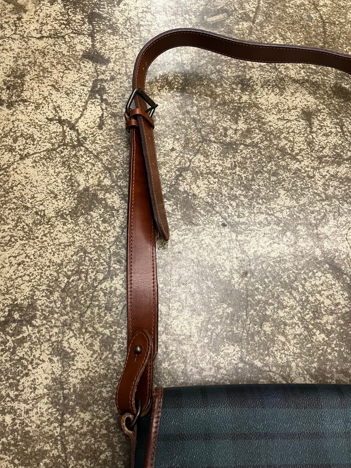 90s 폴로 랄프로렌 타탄체크 크로스백 상품이미지6