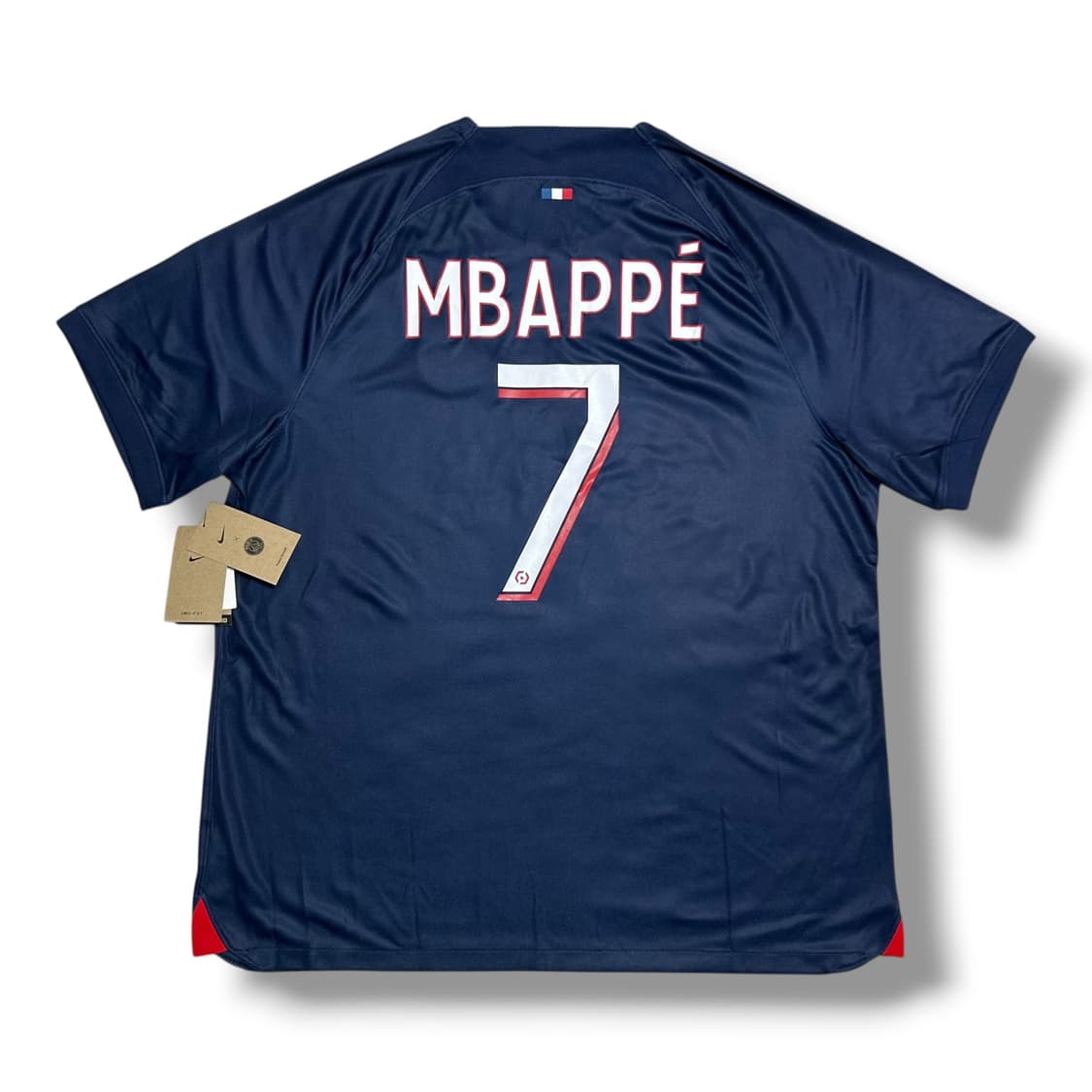 새상품 Nike PSG 23-24 No.7 음바페 반팔 유니폼 빅사이즈 상품이미지1