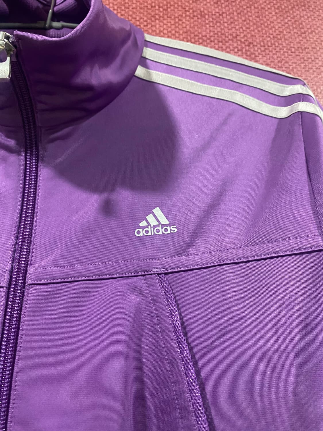 Y2K 아디다스 보라색 트랙 자켓 상품이미지5