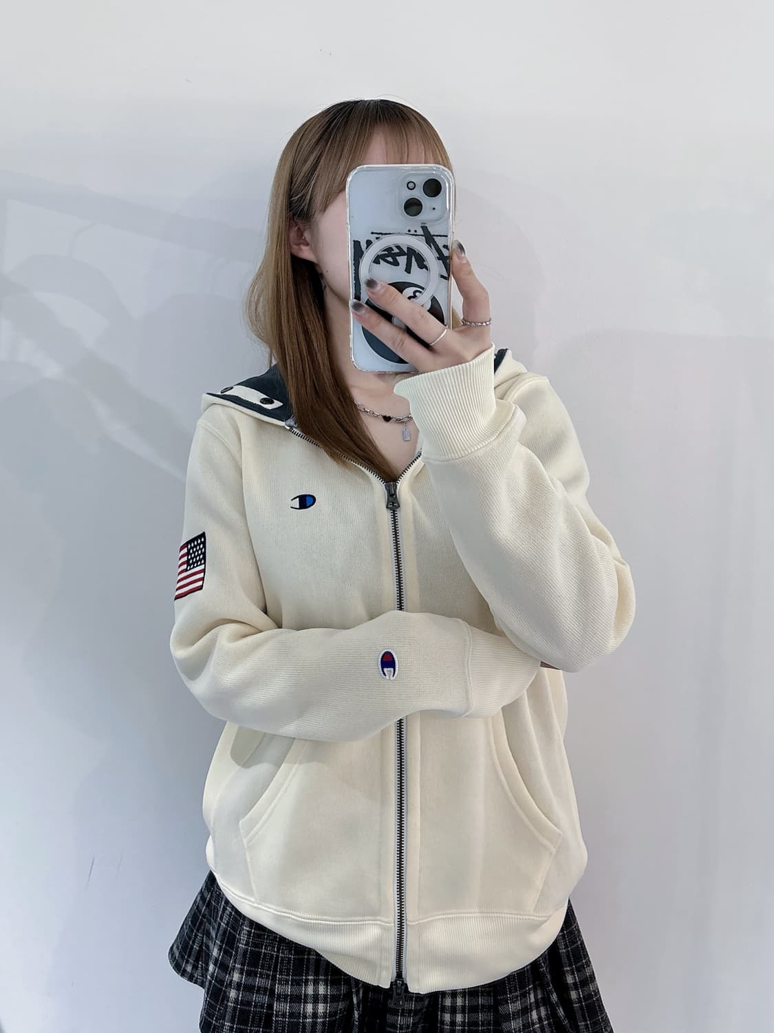 챔피언 90‘s 투웨이 후드집업 상품이미지2