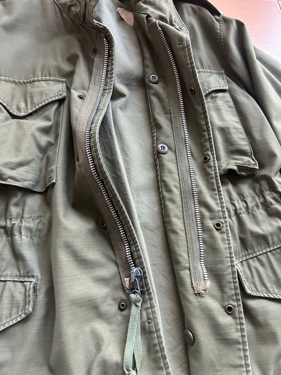 60’s 2nd Type M65필드자켓 미디움/숏 상품이미지2