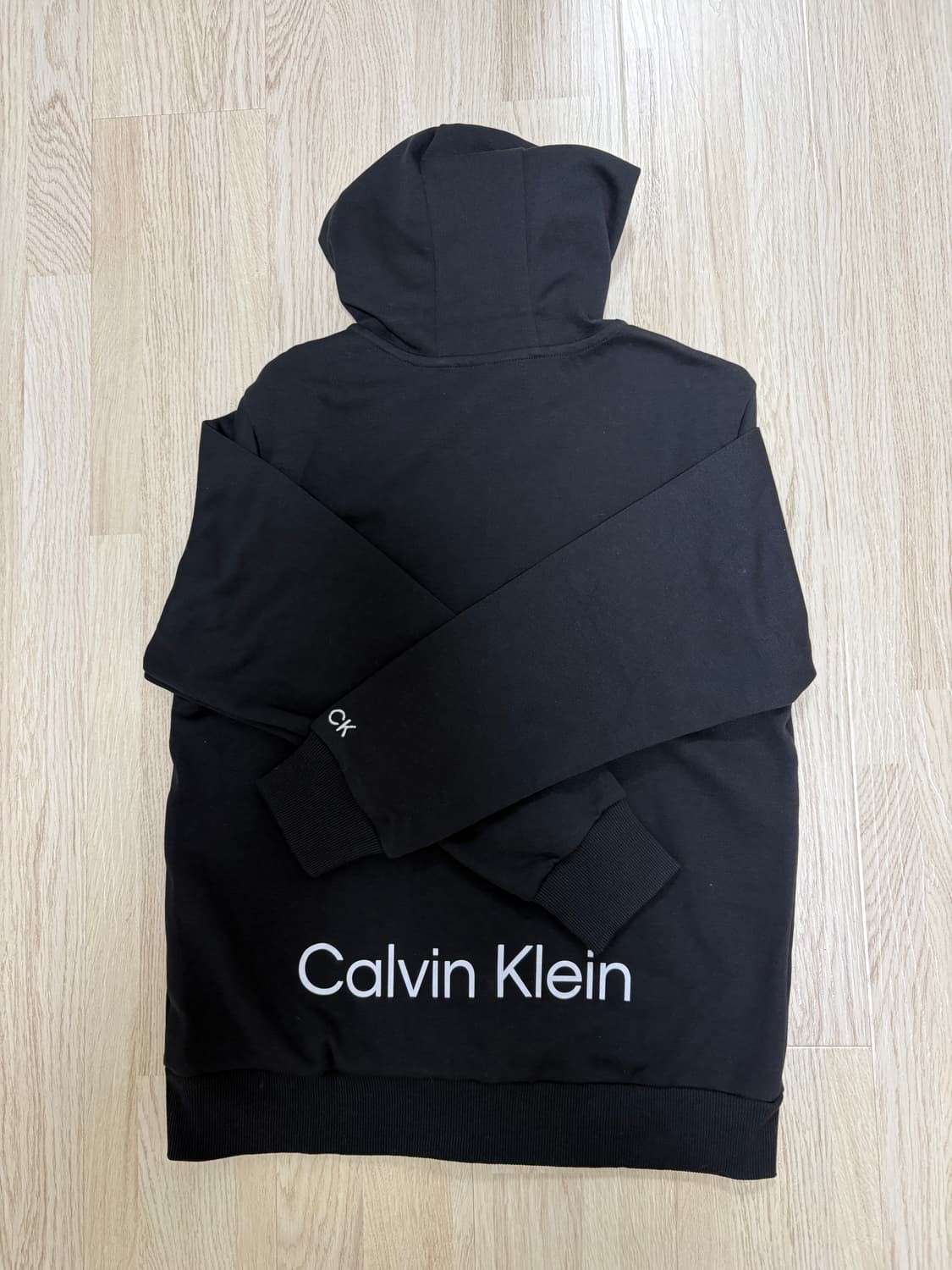 CK 블랙 후드 집업 M 상품이미지3
