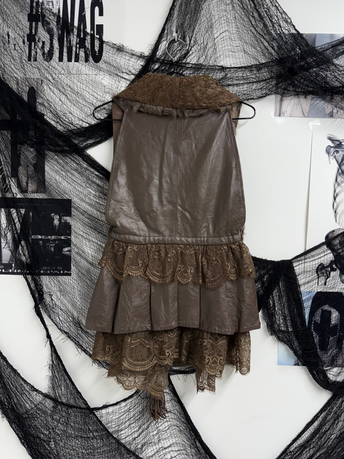 Real leather fur vest 상품이미지6