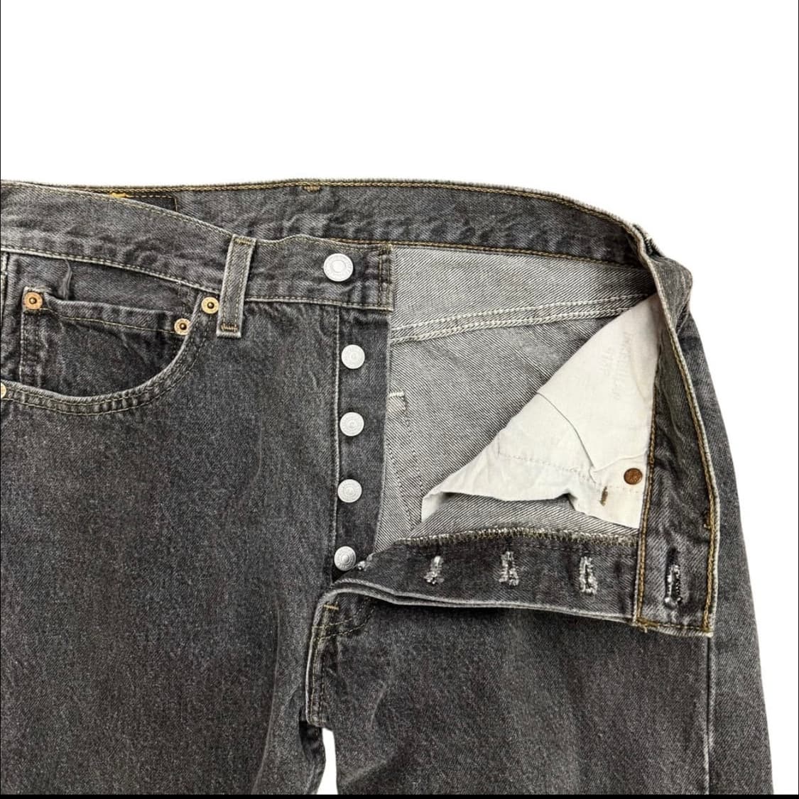 90s 빈티지 리바이스 501 흑청 상품이미지2