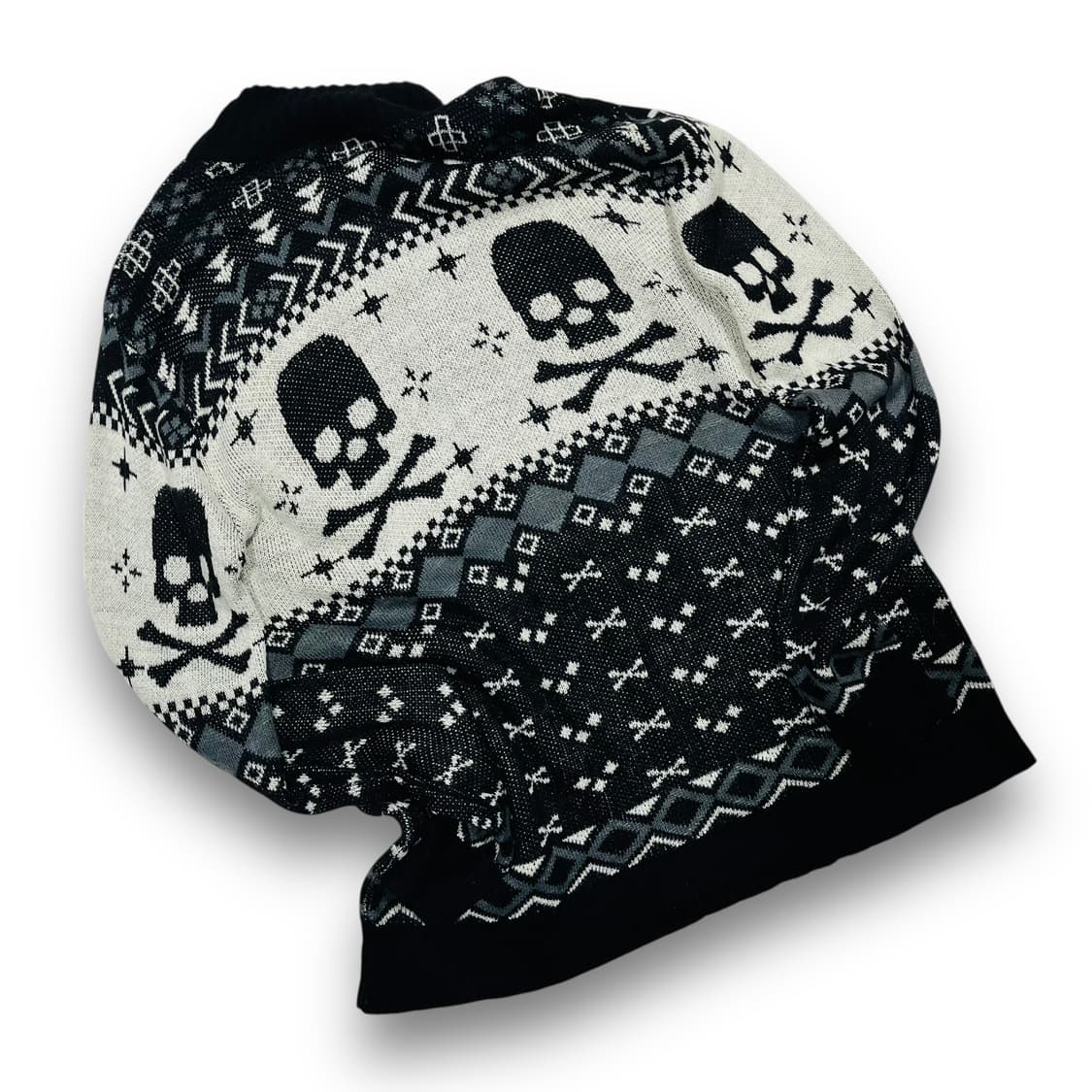 Beau Mere Punk skeleton knit zip-up 상품이미지1