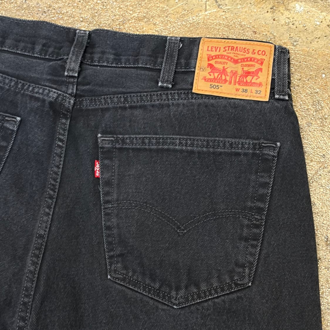 00s 미국 빈티지 리바이스 505 블랙진 청바지 상품이미지6