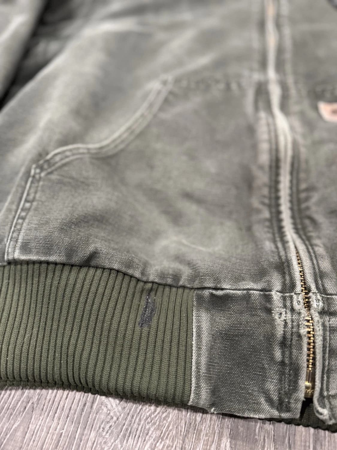 칼하트 J130 덕 액티브 자켓 모스그린 상품이미지4