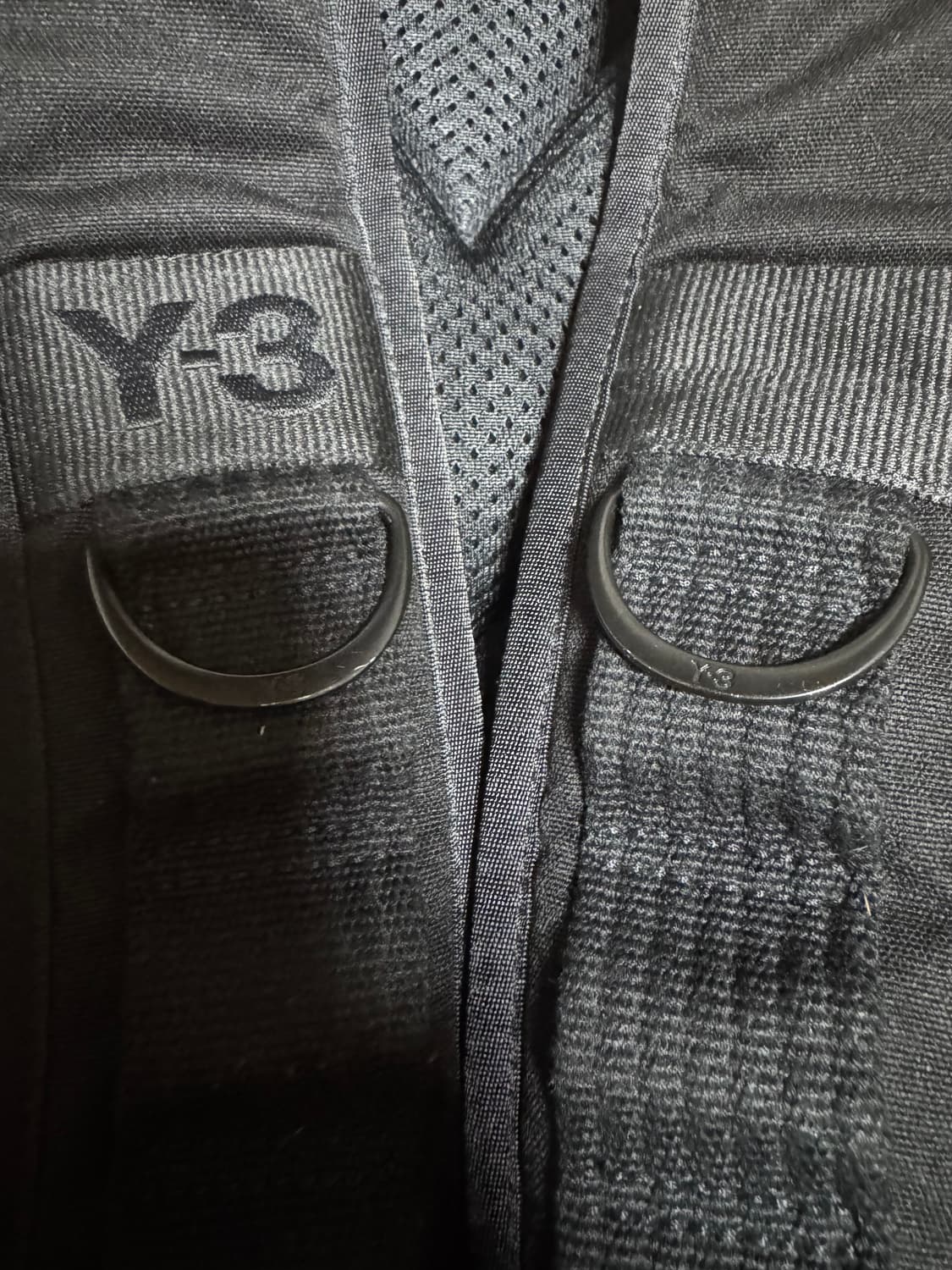 Y-3 로고 자수 블랙 백팩 상품이미지6