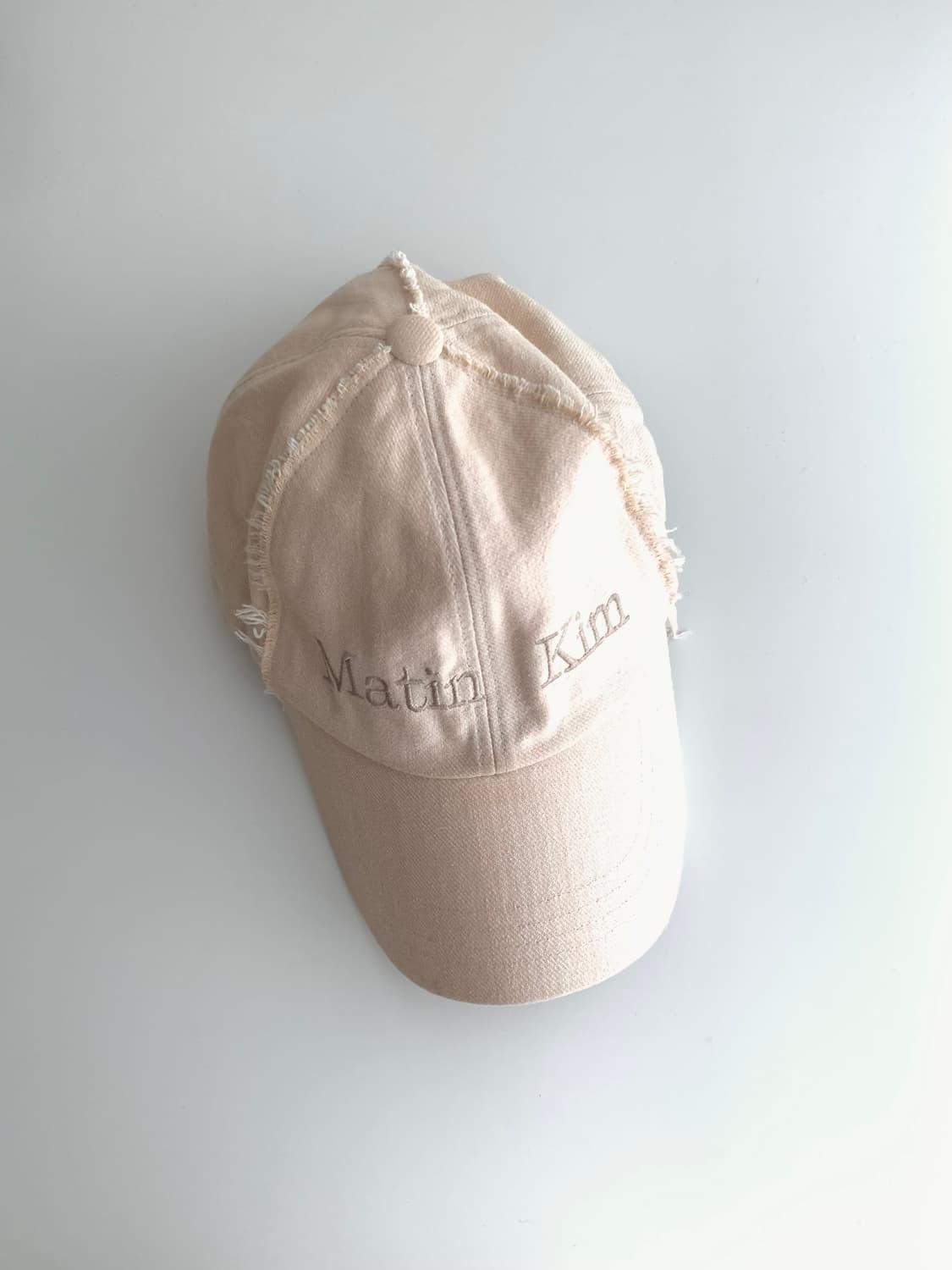 Matin Kim 베이지 볼캡 상품이미지1