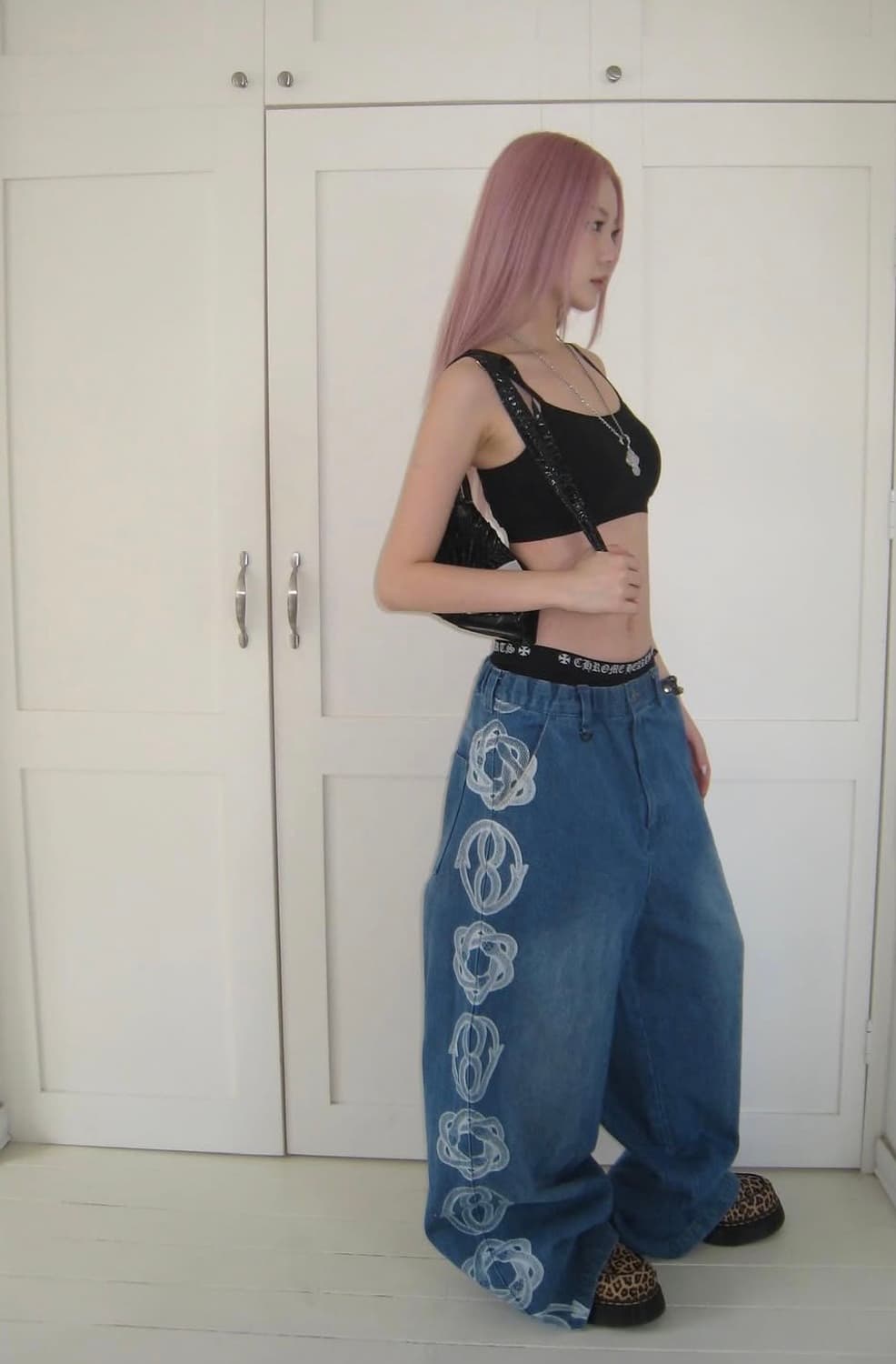 히스테릭글래머 스네이크 팬츠 상품이미지1