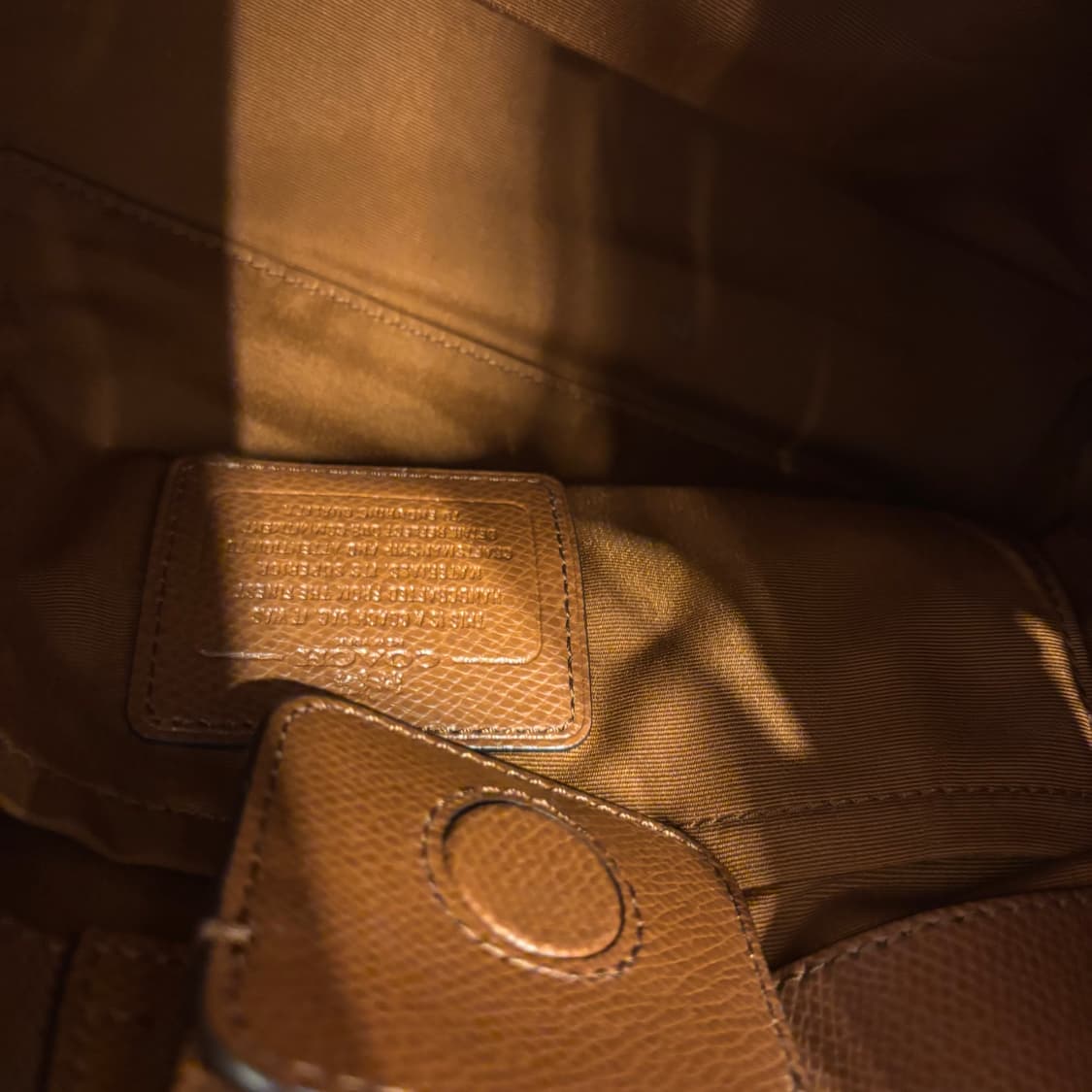 정품 코치 가죽 투웨이 토트백     상품이미지8