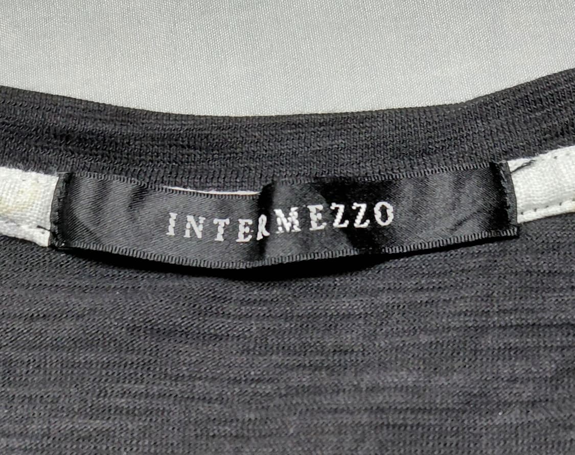 [S~M] INTERMEZZO 패턴 포켓 브이넥 슬러브 티셔츠 상품이미지6