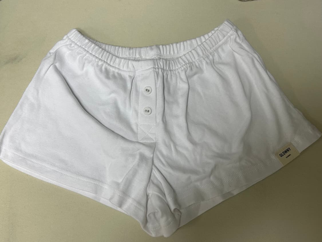 글로니 클래식 쇼츠 화이트 상품이미지1