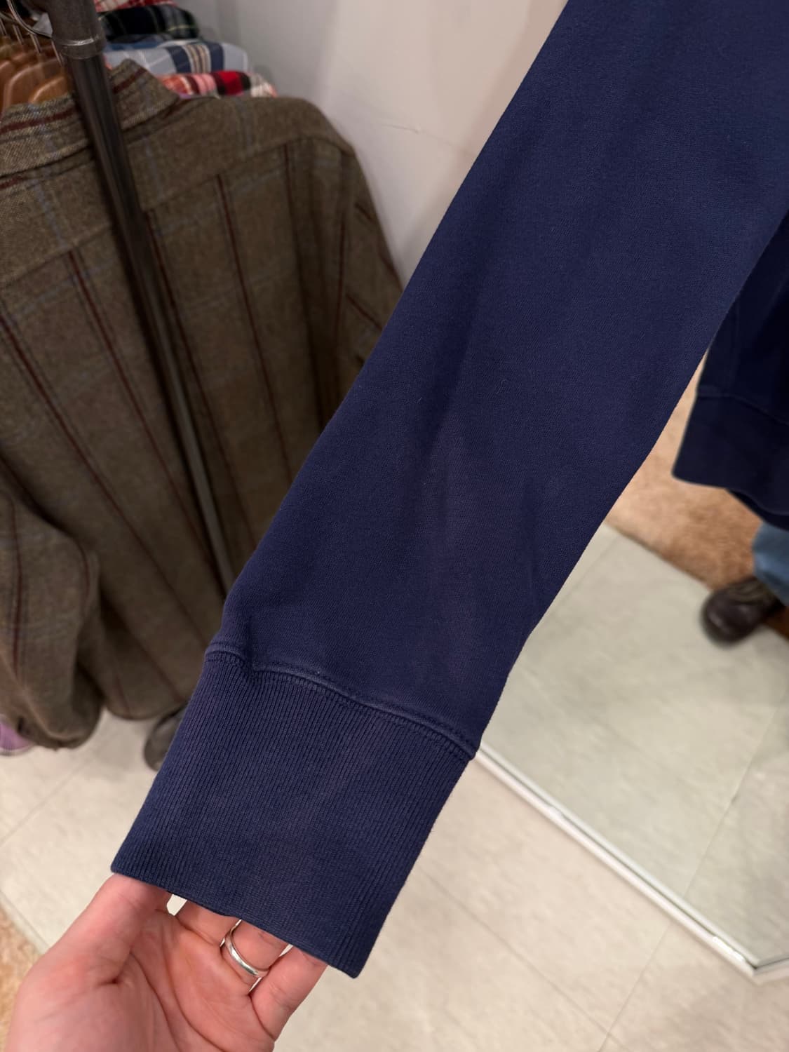 Polo ralph lauren 폴로 랄프로렌 숄카라 니트 (navy) 상품이미지8