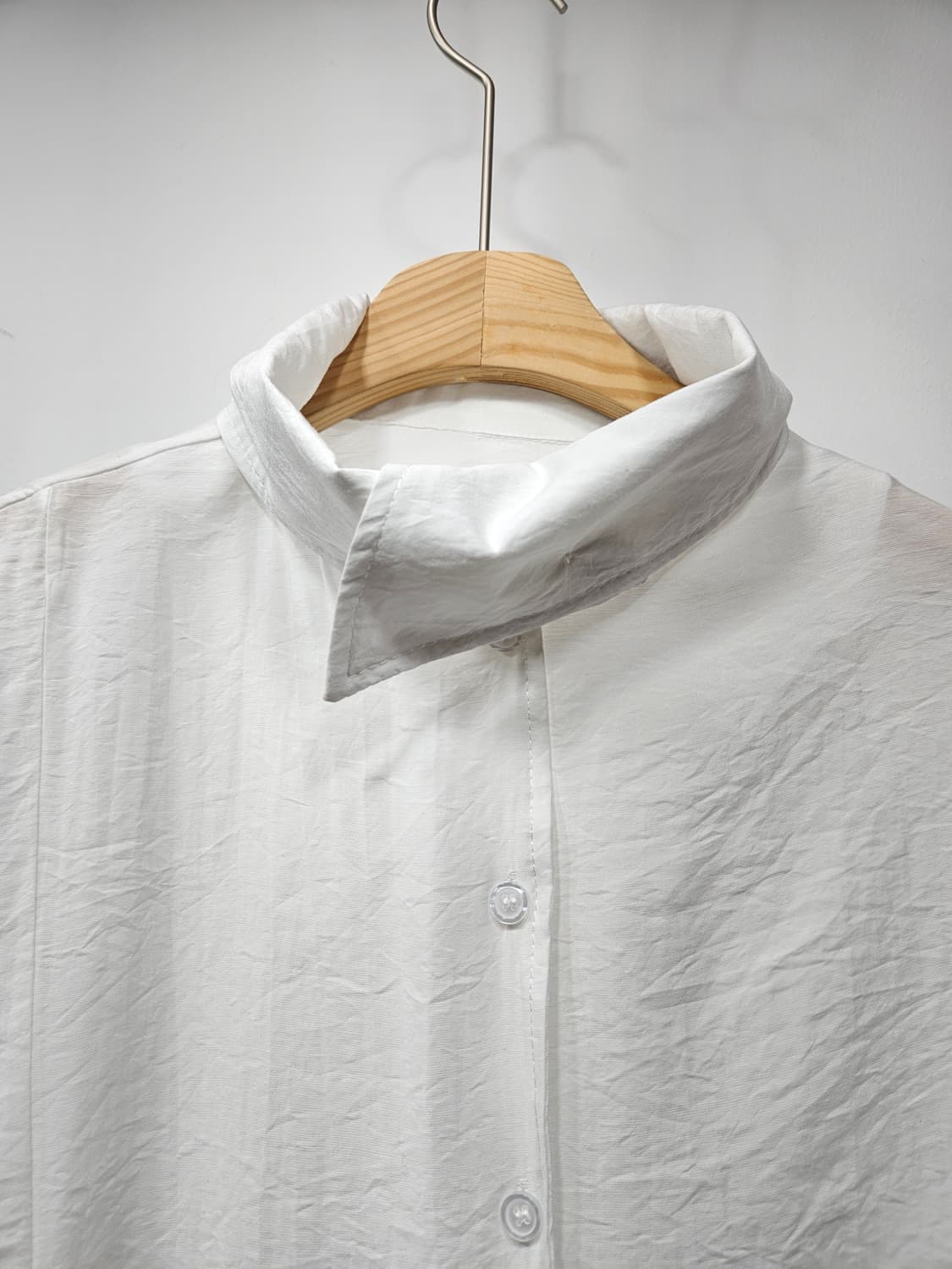 여리여리한 느낌의 빅카라 블라우스 [새상품] Free 상품이미지5