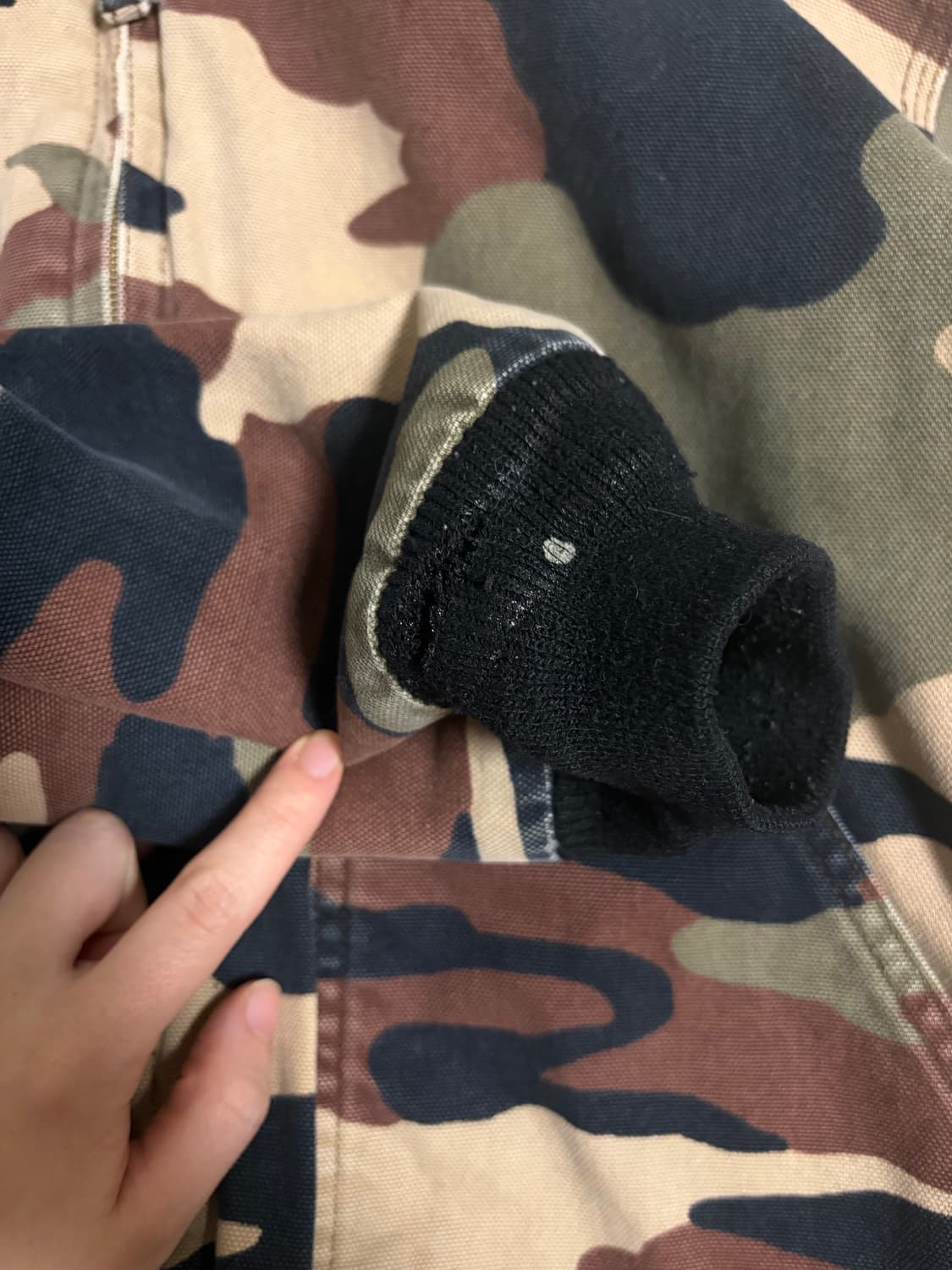 카모 패턴 빈티지 자켓 상품이미지3