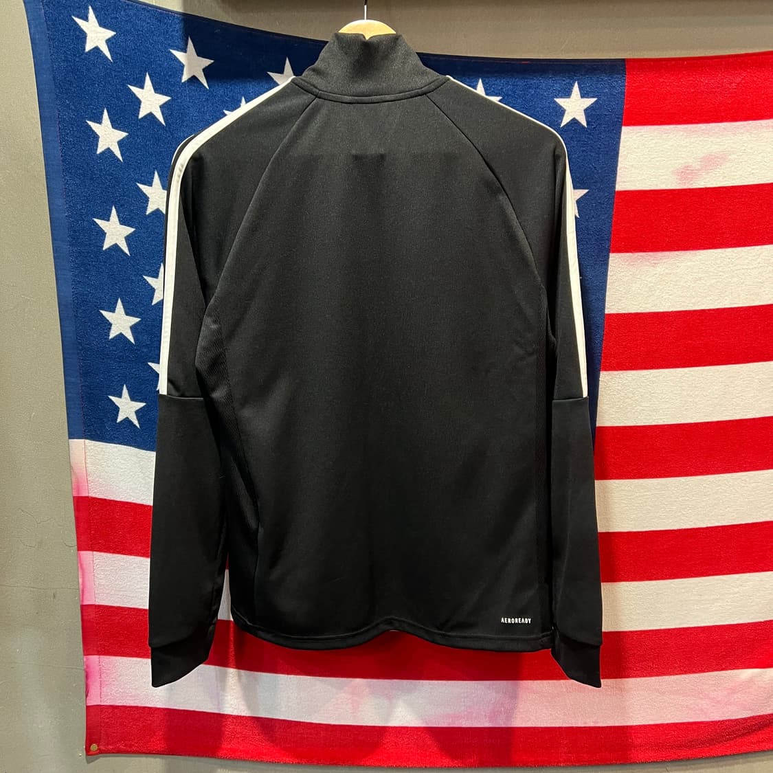 아다다스 삼선 져지 블랙 상품이미지2