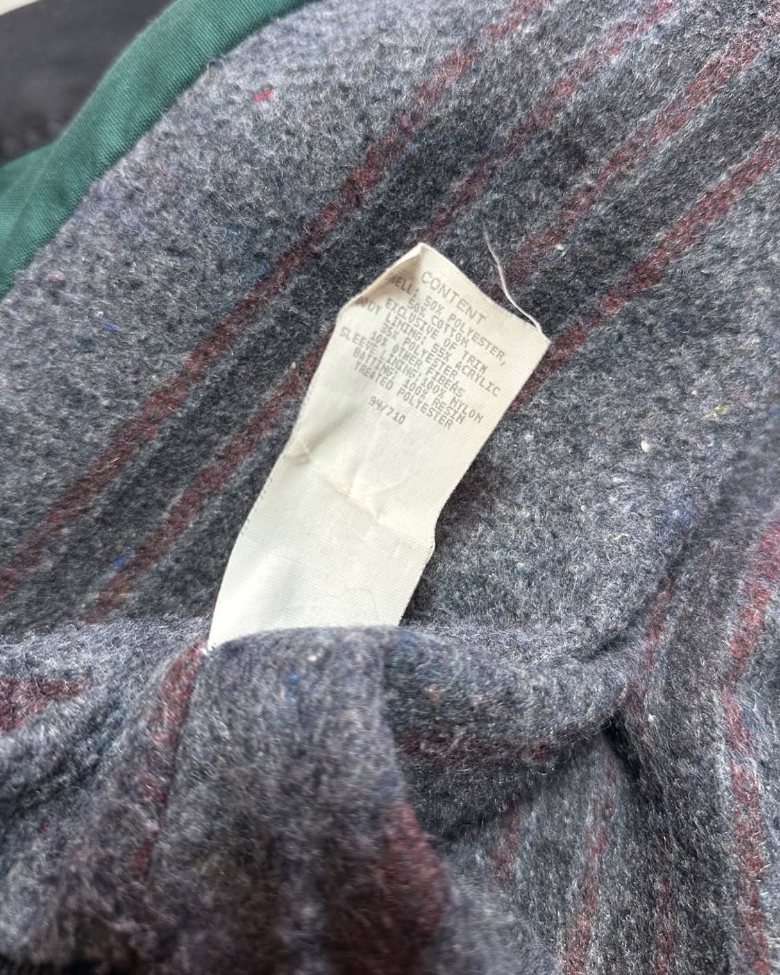 90s 웨스턴 아즈텍 울라이닝 자켓 made in usa 상품이미지9