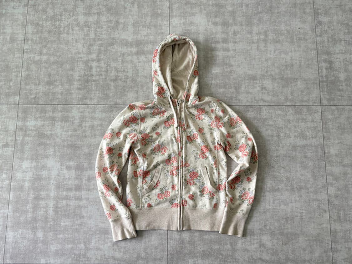 floral zip-up hoodie 상품이미지1