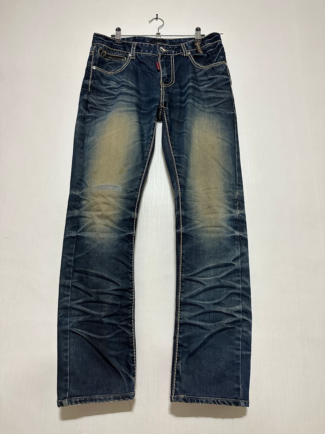 Japanese curve washed denim 상품이미지1