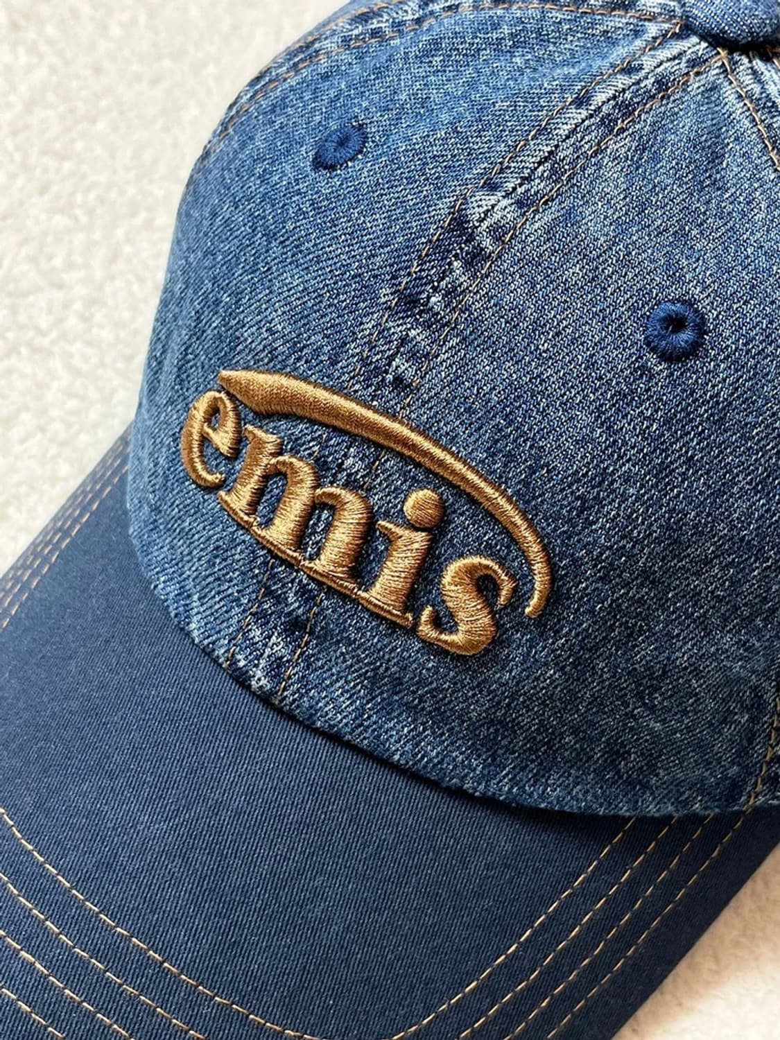 이미스 23FW 워시드 데님 볼캡 A1771 상품이미지3