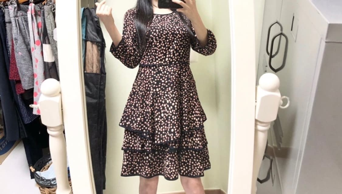 아놀드바시니ㅡ 캉캉 원피스 호칭90 새거수준/8부소매/55~66 상품이미지3