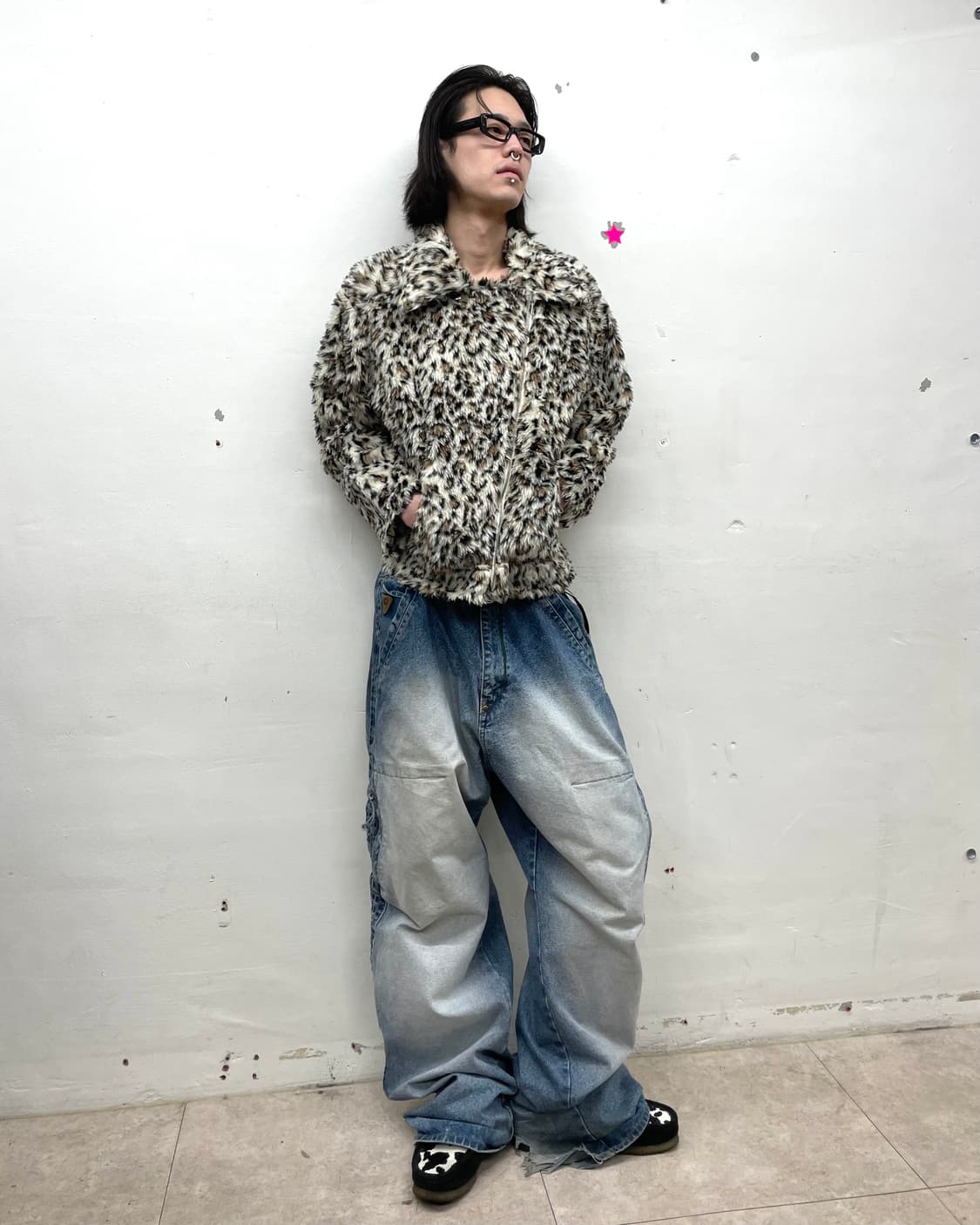 Leopard Fur Rider Jacket  상품이미지6