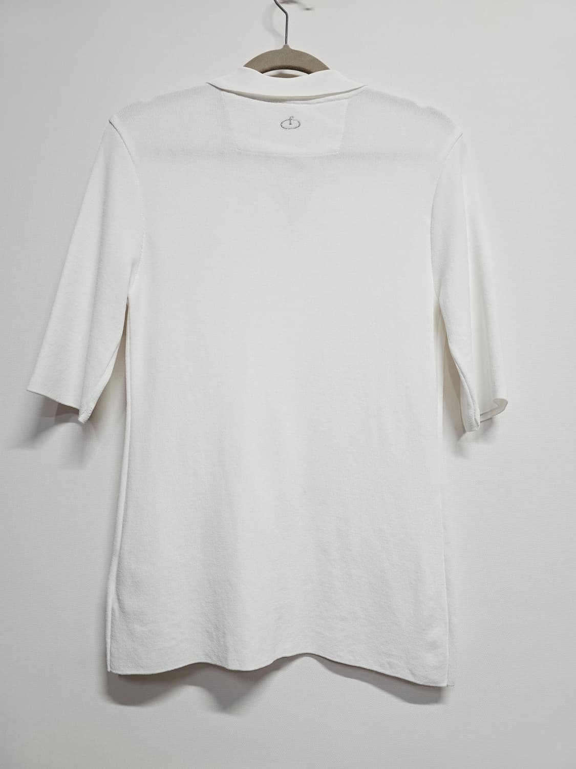 페어라이어 골프 화이트 오픈넥 칠부 니트 상품이미지5