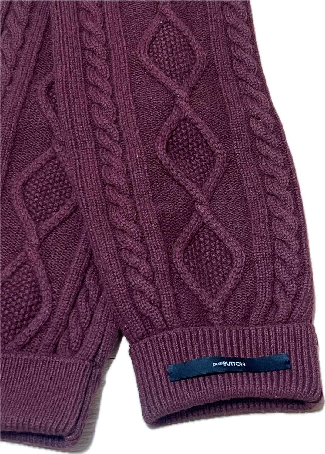 푸시버튼 니트 울 목리 상품이미지2