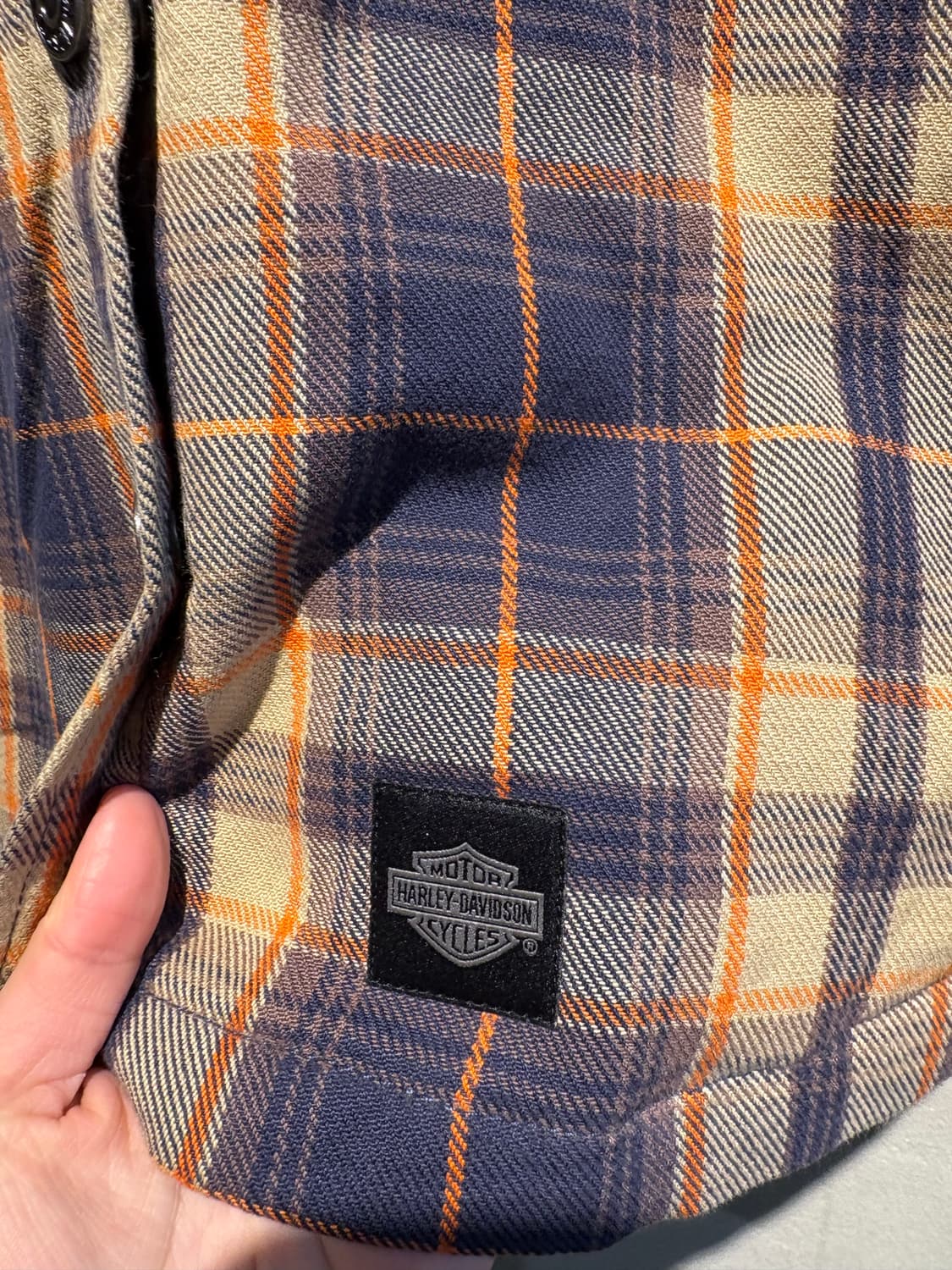 HARLEY-DAVIDSON 플란넬 체크 셔츠 자켓 상품이미지2