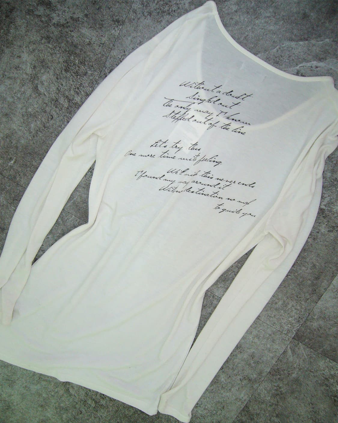Asymetric Long Scull Top 상품이미지2