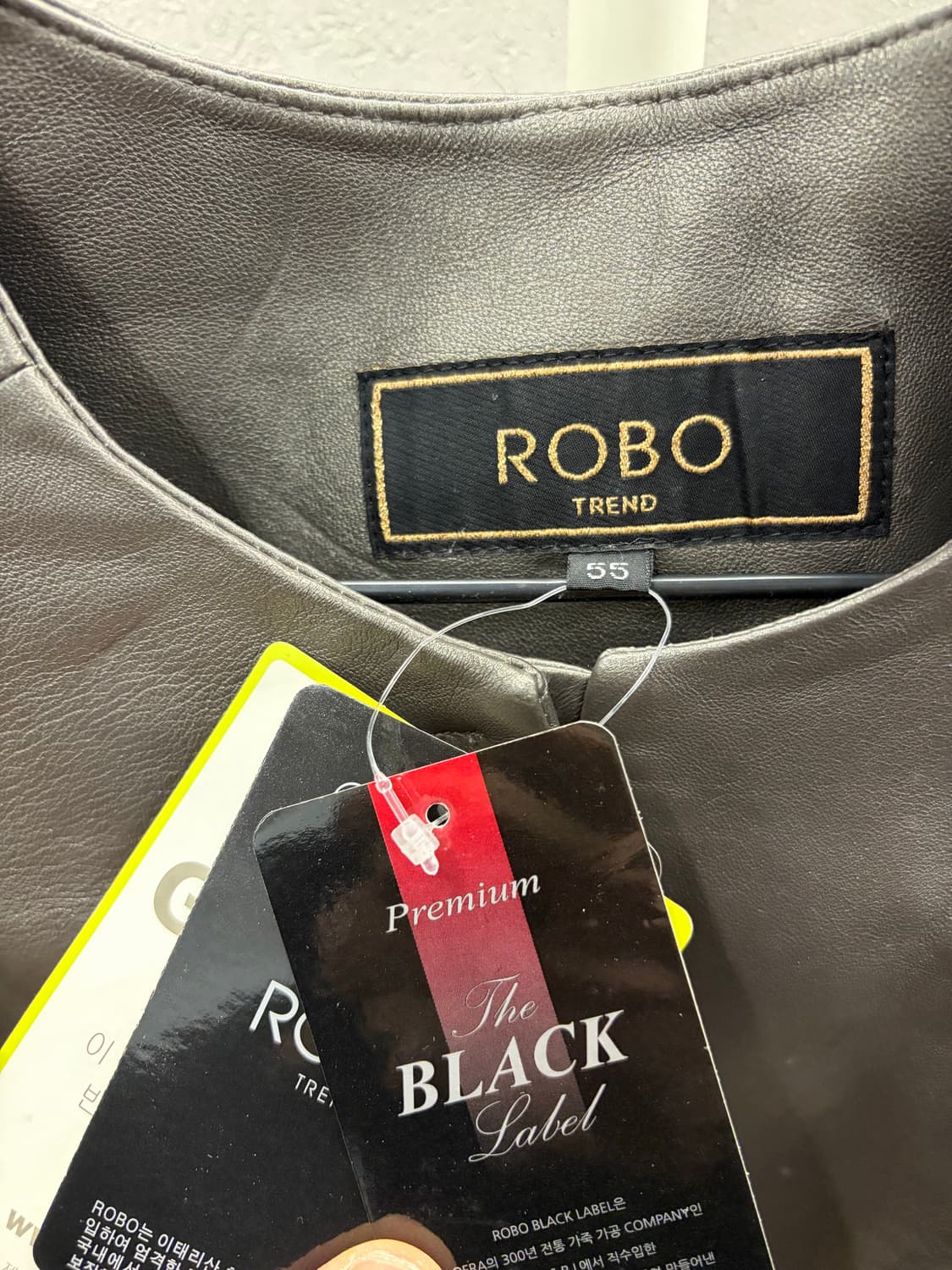 ROBO Trend 여성 가죽 코트 55 상품이미지4