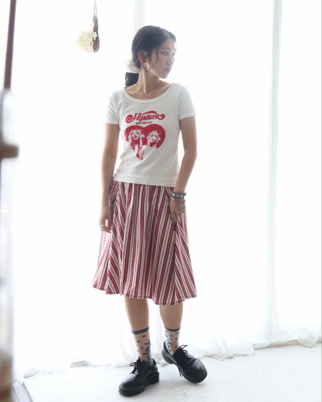 [Hysteric Glamour] Heart Chibi T-Shirt 상품이미지6