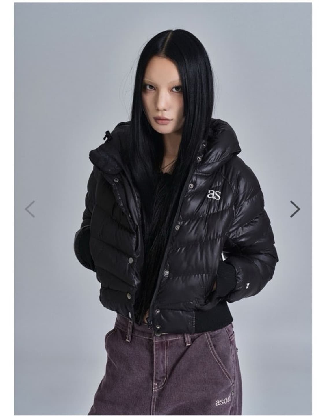 애즈온 숏패딩 상품이미지1