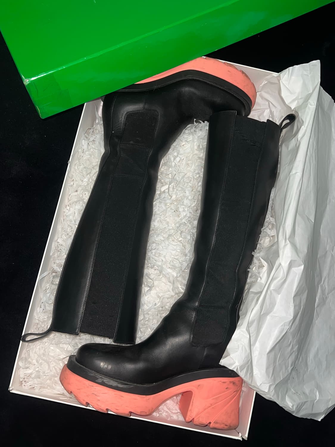 BOTTEGA VENETA 보테가베네타 플래쉬 바이컬러 핑크 38 상품이미지4