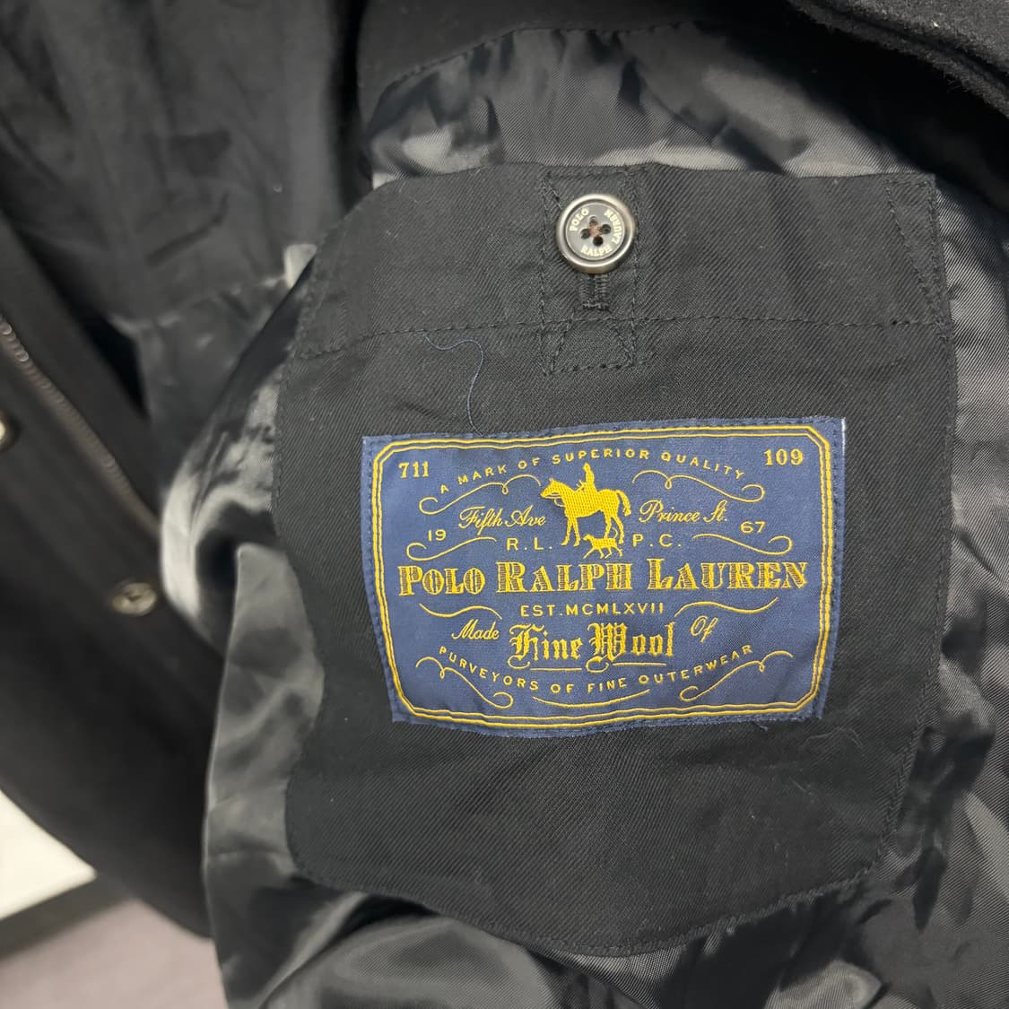 폴로 울 코트 상품이미지5