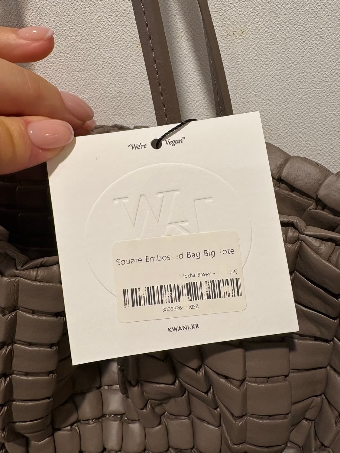 콰니 숄더백 새상품, 모카 브라운 상품이미지2