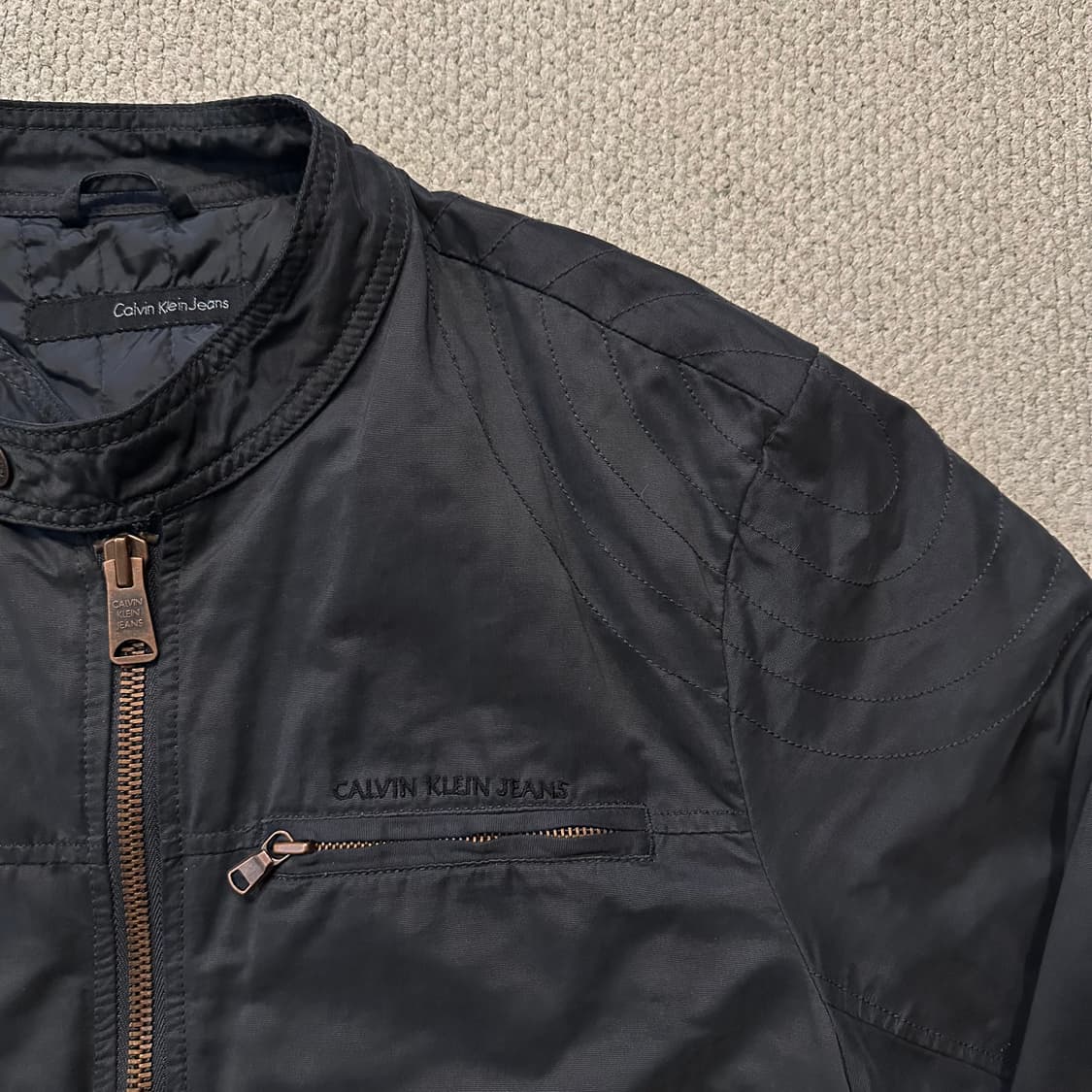 00s 캘빈클라인 바이커 자켓 상품이미지4