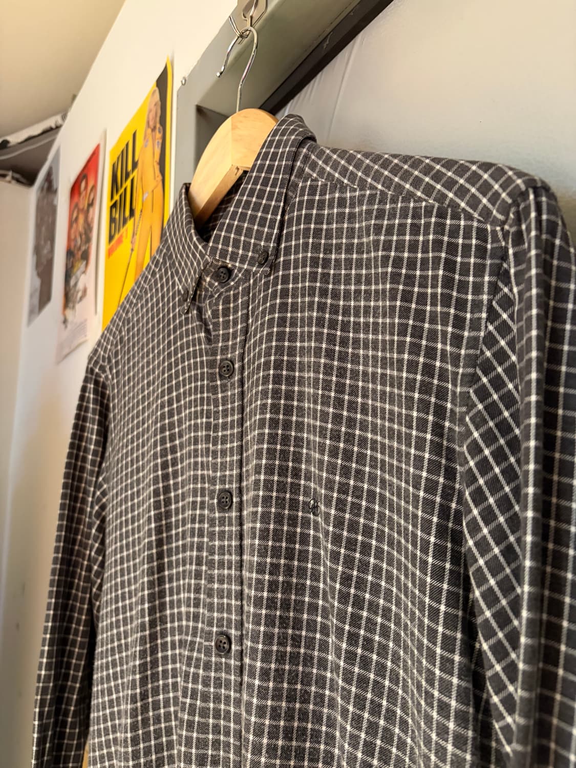 레노마 체크 셔츠 상품이미지2