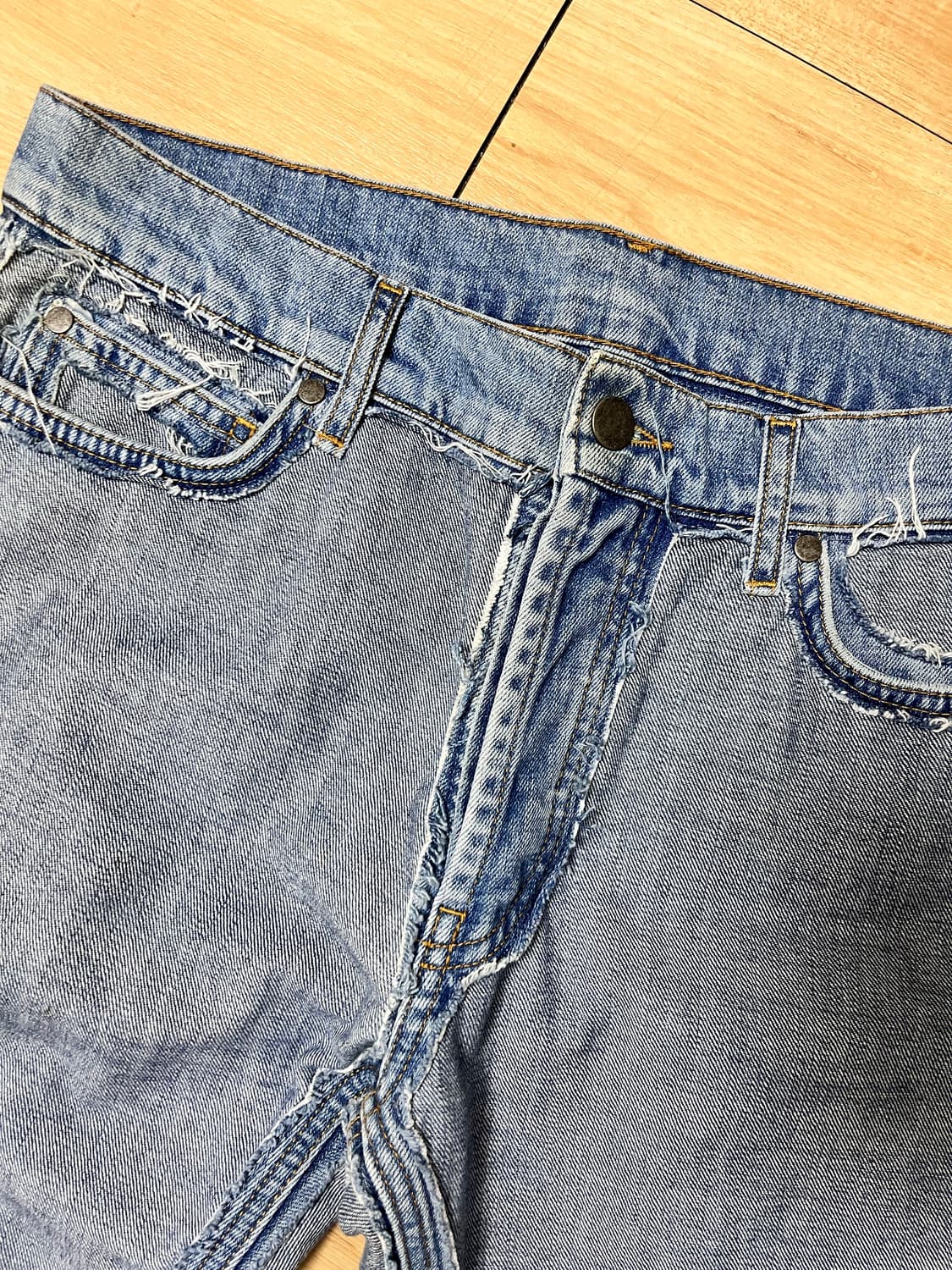 메종 마르지엘라 h&m 리버스 진 데님 팬츠 상품이미지2