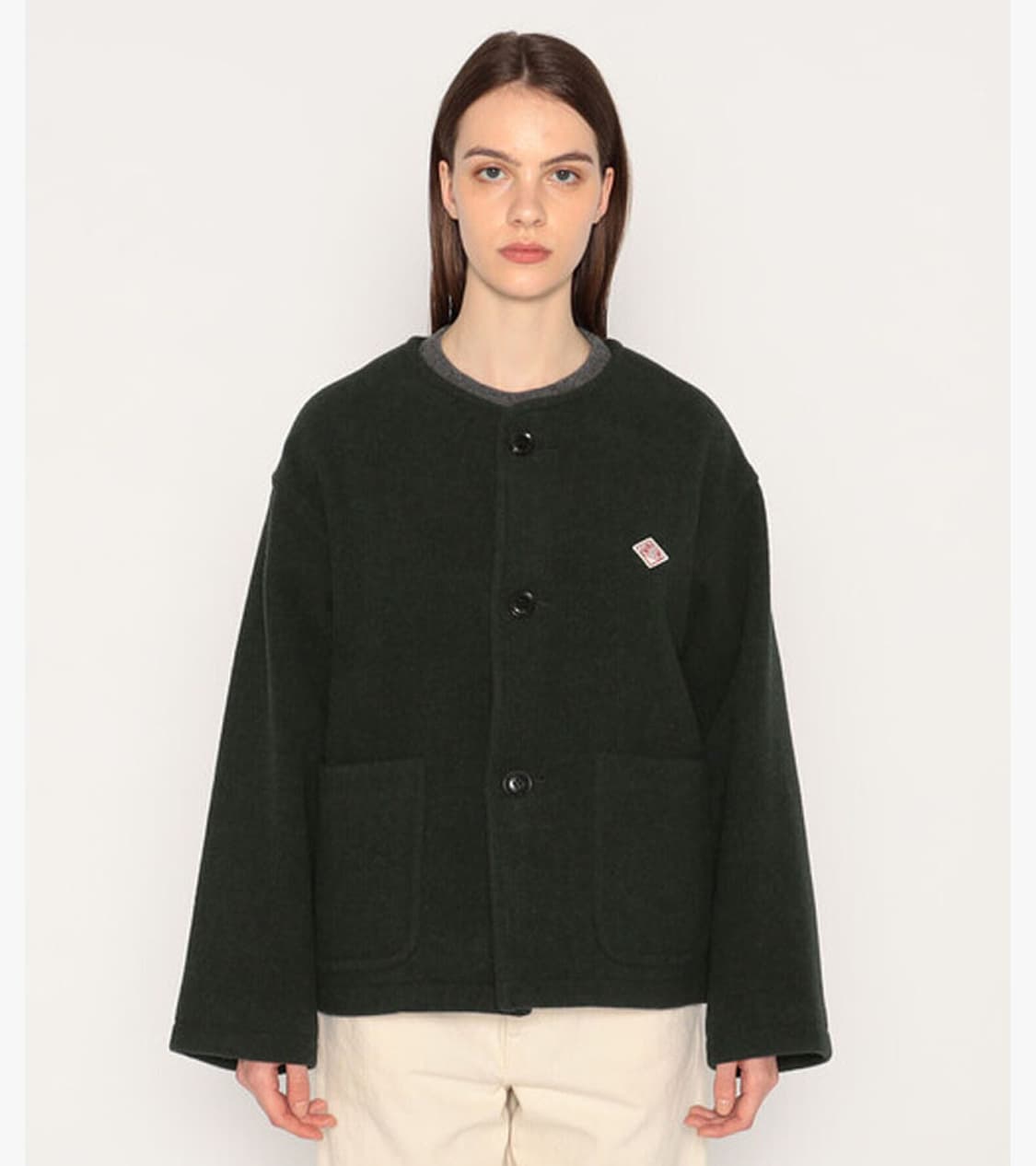 DANTON - 23FW LIGHT PILE NON COLLAR JK 상품이미지2