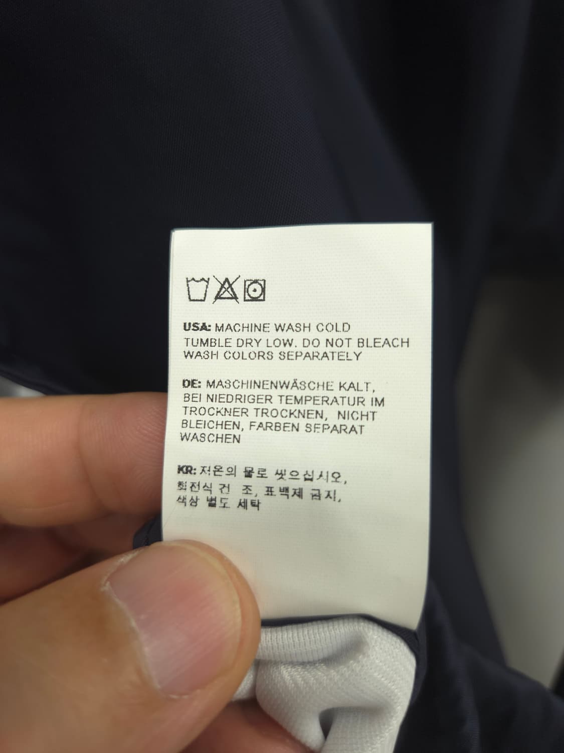 L 하키 X 인디펜던트 네이비 코치자켓 상품이미지10