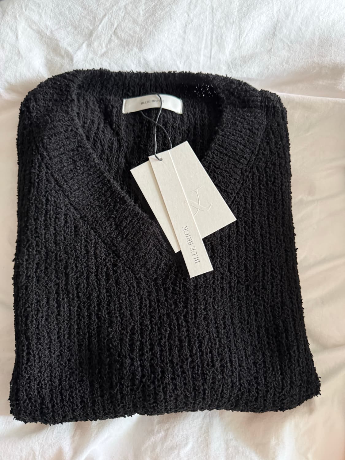 새) 블루브릭 Tail loose vest (black) 상품이미지2