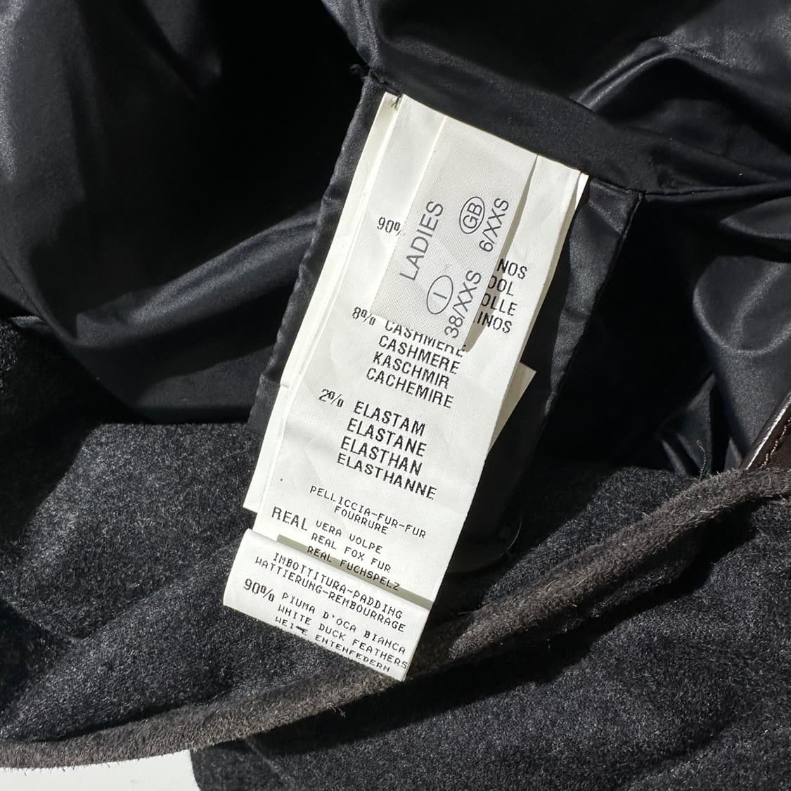 (매장판) 파비아나 필리피 폭스퍼 울 캐시미어 구스다운 패딩 상품이미지7