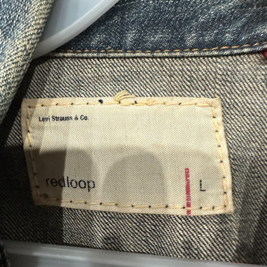 리바이스 redloop 레드룹 데님 청자켓 L 상품이미지3
