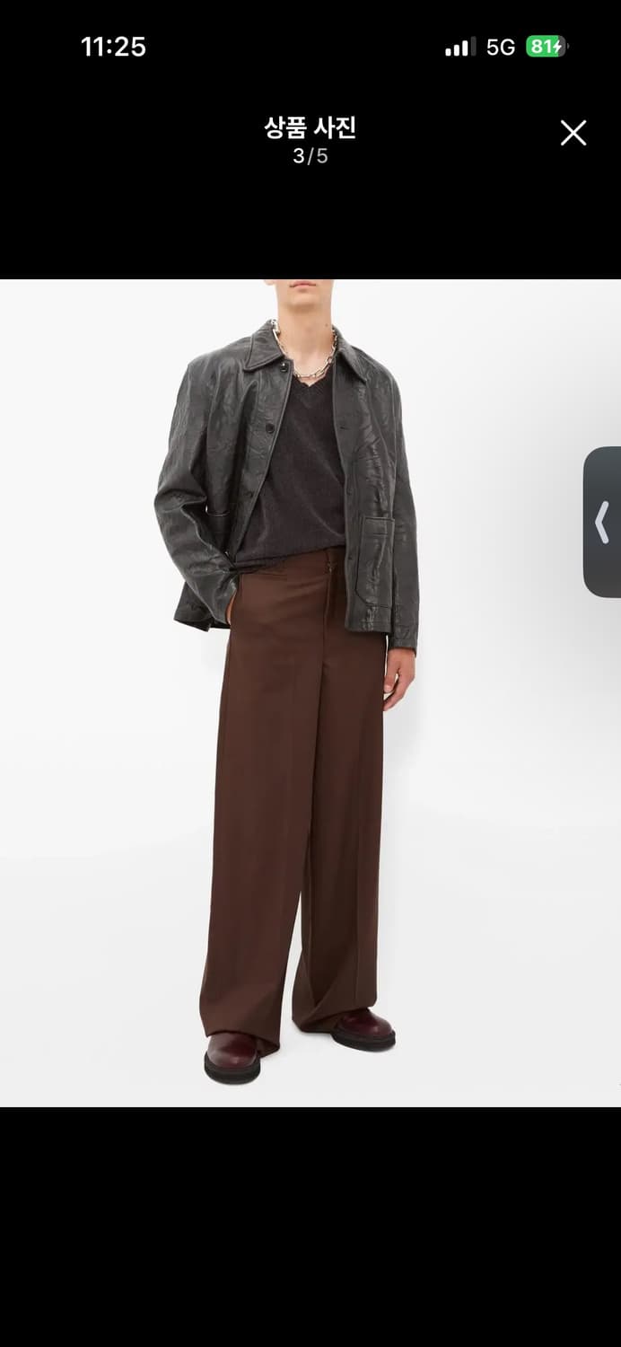 50 아워레가시 박스 레더 자켓 상품이미지2