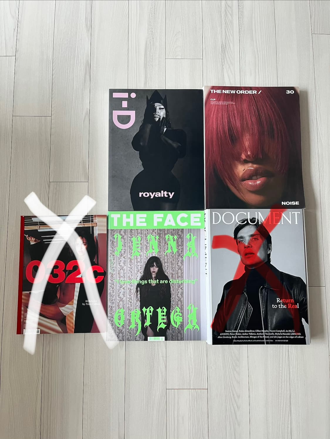 해외패션 잡지 (ID, FACE, NOISE) 3권 상품이미지1